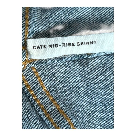 Rag & Bone Cate Mid-Rise Skinny Blue Jeans Women's Size 27 Preppy Quiet Luxury - Picture 7 of 12